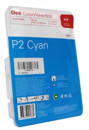 Oce Cyan TonerPearls for ColorWave 650 - 1 Bottle per Carton