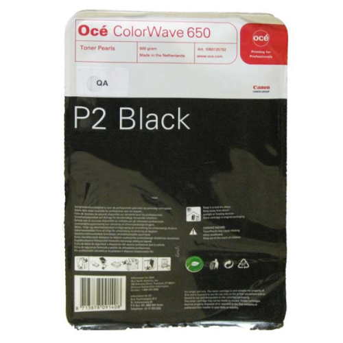Oce Black TonerPearls for ColorWave 650 - 1 Bottle per Carton