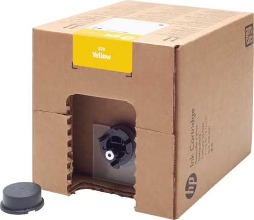 HP PageWide XL Pro 870 Yellow Ink Carton 5L