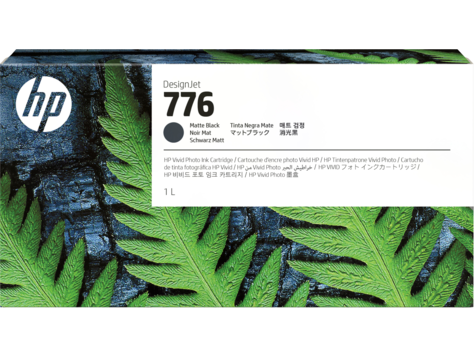 HP DesignJet 776 Matte Black Ink Cartridge 1-Liter