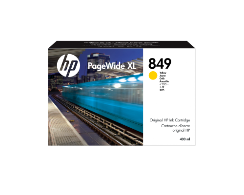 HP PageWide XL 849 Yellow Ink Cartridge 400ml
