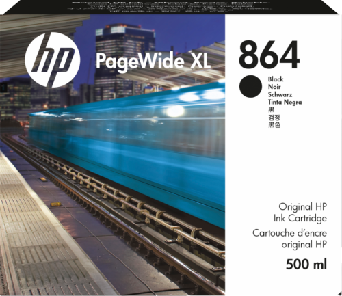 HP PageWide XL 864 Black Ink Cartridge 500ml