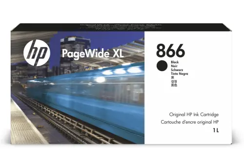 HP PageWide XL 866 Black Ink Cartridge 1-Liter