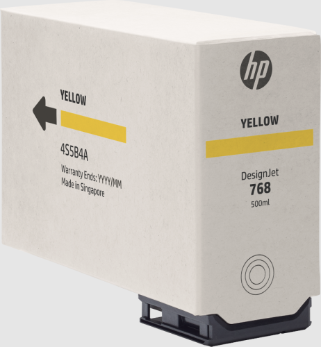 HP DesignJet 768 Yellow Ink Cartridge 500ml