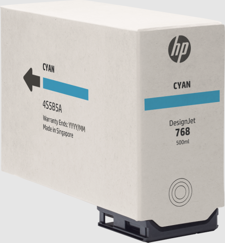HP DesignJet 768 Cyan Ink Cartridge 500ml