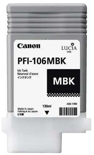 Ink Tank Canon Pigment Matte Black PFI-106MBK 130ml