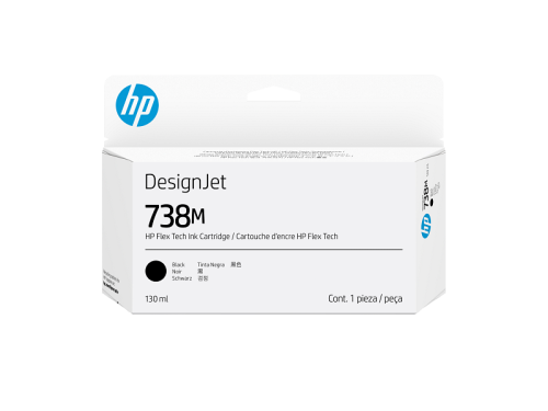 HP DesignJet 738M Black Ink Cartridge 130ml