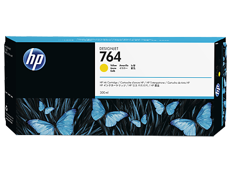 HP DesignJet 764 Yellow Ink Cartridge 300ml