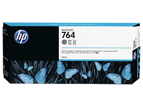 HP DesignJet 764 Gray Ink Cartridge 300ml