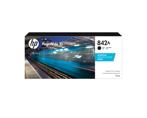 HP PageWide XL 842A Black Ink Cartridge 775ml
