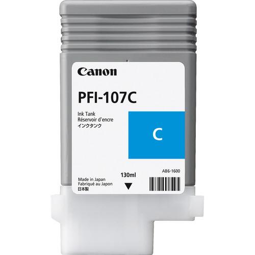 Canon PFI-107 Cyan Ink Tank 130ml