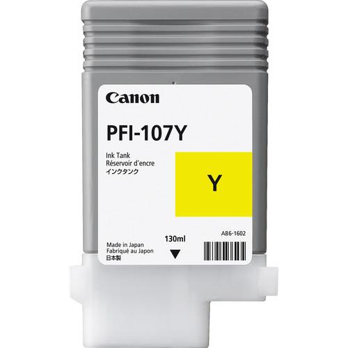 Canon PFI-107 Yellow Ink Tank 130ml