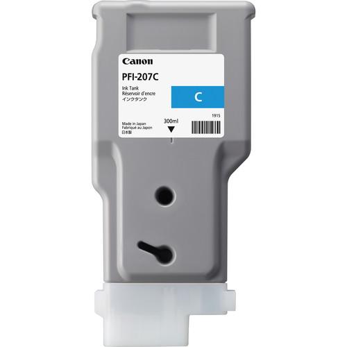 Canon PFI-207 Cyan Ink Tank 300ml