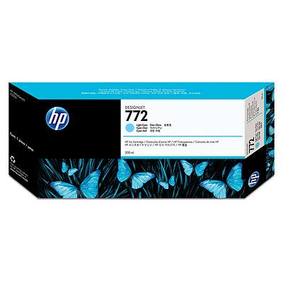 HP DesignJet 772 Light Cyan Ink Cartridge 300ml