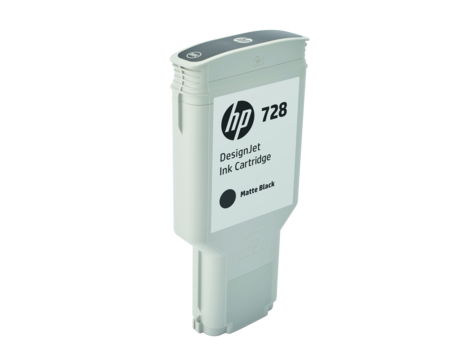 HP DesignJet 728 Matte Black Ink Cartridge 300ml