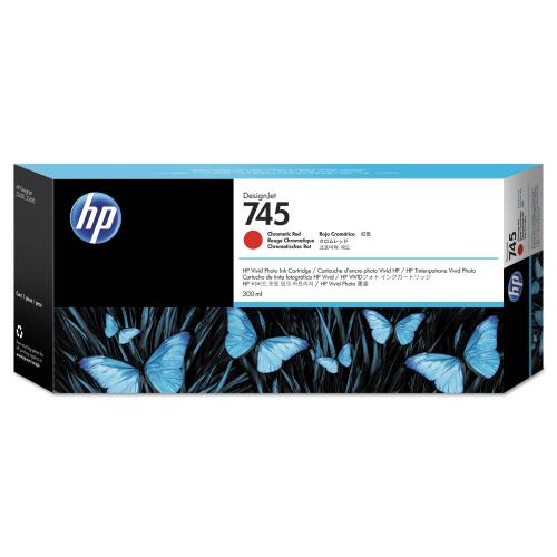 HP DesignJet 745 Chromatic Red Ink Cartridge. 300ml