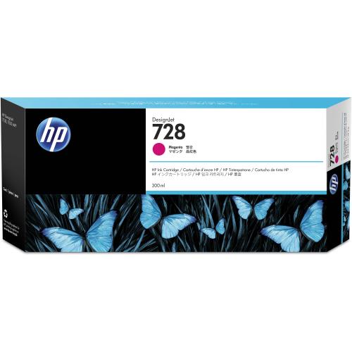 HP DesignJet 728 Magenta Ink Cartridge 300ml