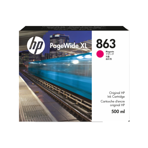 HP PageWide XL 863 Magenta Ink Cartridge 500ml