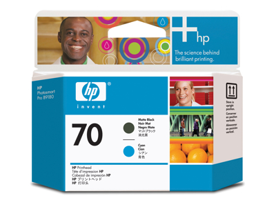 HP DesignJet 70 Matte Black/Cyan Printhead