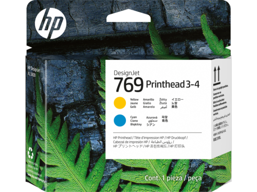 HP DesignJet 769 Yellow/Cyan 3-4 Printhead