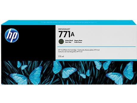 HP DesignJet 771A Matte Black Ink Cartridge. 775ml