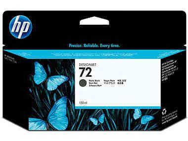 HP DesignJet 72 Matte Black Ink Cartridges.  130ml