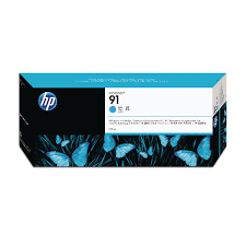 HP DesignJet 91 Cyan Ink Cartridge 775ml