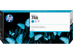 HP DesignJet 746 Cyan Ink Cartridge 300ml