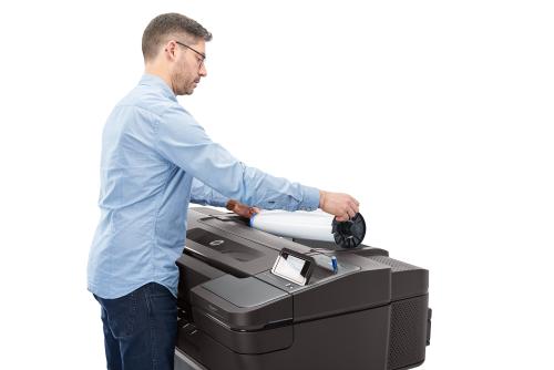HP DesignJet Z9  Load Paper
