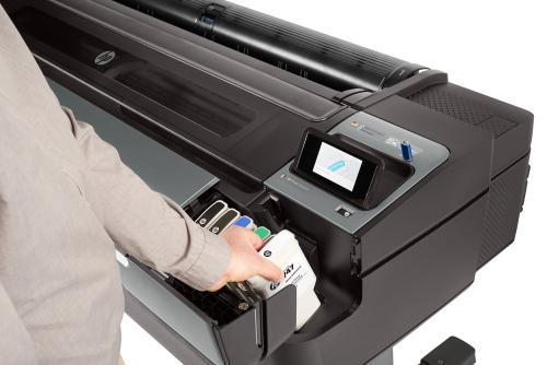 HP DesignJet Z9  Usability Replace Inks