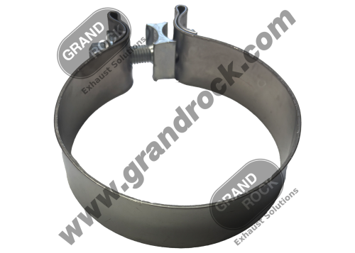 CLAMP,4" SS POLISHED 10/BOX, SOLD PER PIECE