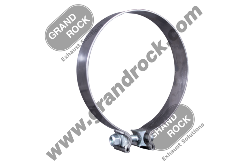 CLAMP,6" SS POLISHED  10/BOX, SOLD PER PIECE