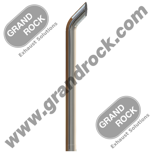 STACK BULLHORN,5"X72,ID CHR