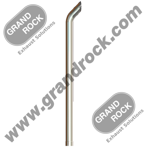 STACK BULLHORN,5"X96,ID CHR