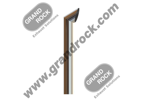 6" X 48" BRUTE, OD CHROME