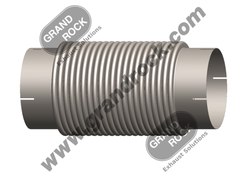 5" X 12" 2 PLY BELLOWS  ID/ID; 321 SS