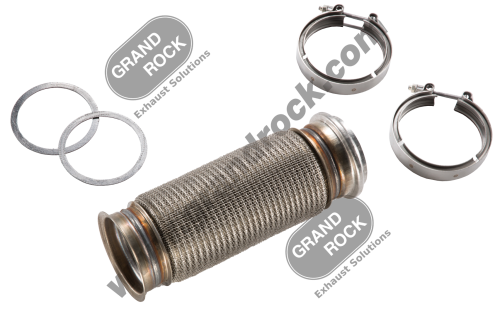 BELLOW, 4"X12.6" OAL, 4"FLARE/FLANGE, 321SS