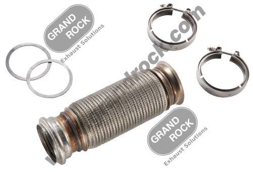 BELLOW, 4"X13.2" OAL, 4"FLARE/FLANGE, 321SS