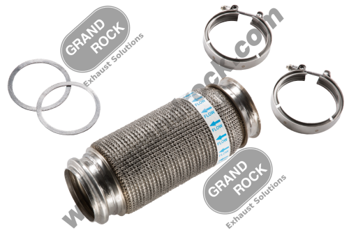 BELLOW, 4"X15.9" OAL, 4"FLARE/FLANGE, 321SS