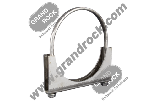 5" FLAT BOLT CLAMP; STAINLESS STEEL
