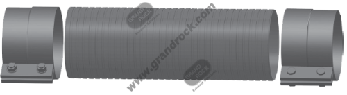 5"X36 FLEX PIPE SS KIT