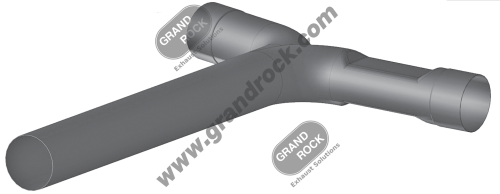 5" 2-BEND OD/ID/ID Y-PIPE ALZ