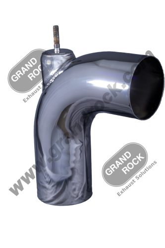 ELBOW,5"90DEG OD/OD MOUNT CHR