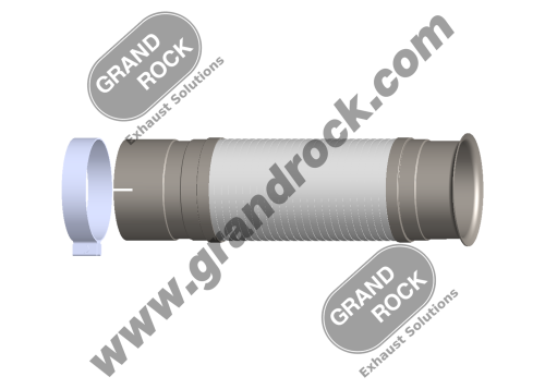 5"X18 ID/FLARE CLAMP SS