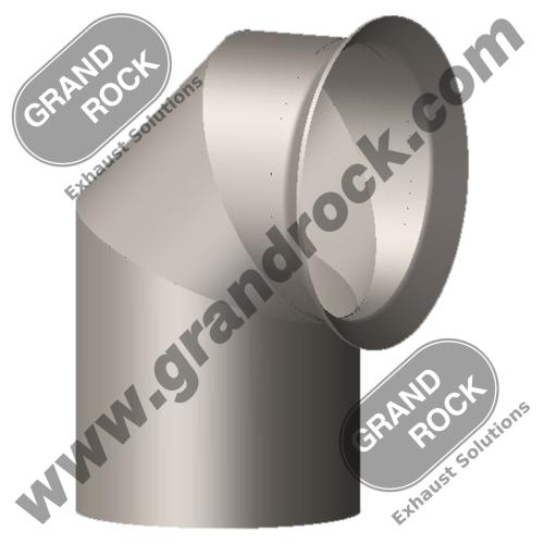 5' 90DEG 8.5" X 8.75" ELBOW OD FLARE 409SS