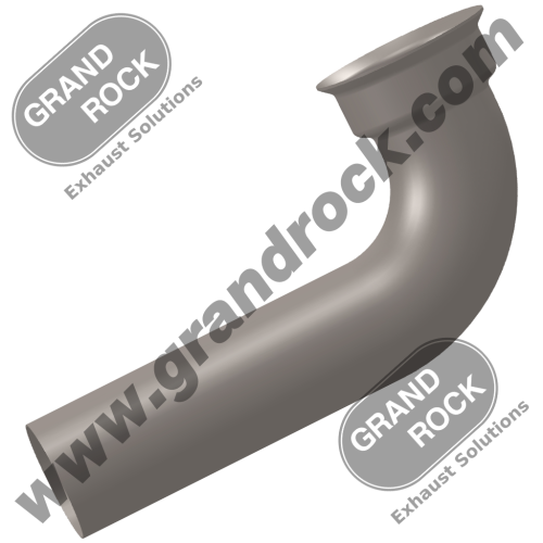 4" 90 DEG ELBOW W/ RADIUS FLARE 409SS