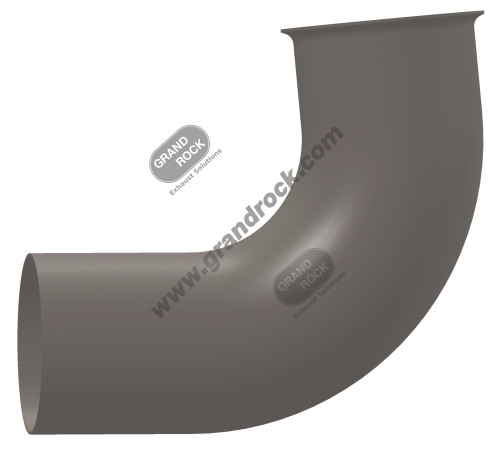 4" 95DEG. ELBOW W/FLARE; 409 ALZ. SS