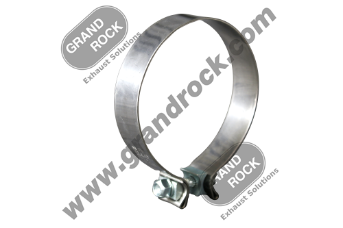 5" D, 1.25" W CLAMP; 430SS MILL FIN