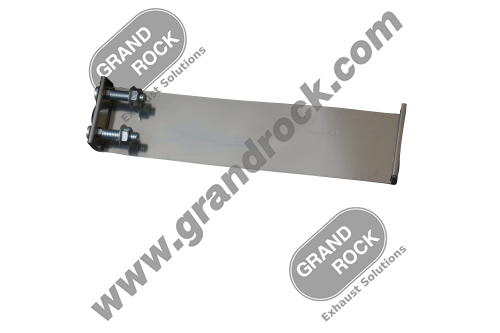 4" FLAT BAND CLAMP:304SS