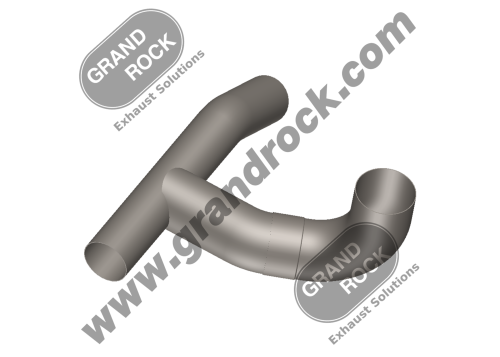 5"2-BEND OD/4"OD/4"OD Y-PIPE ALZ